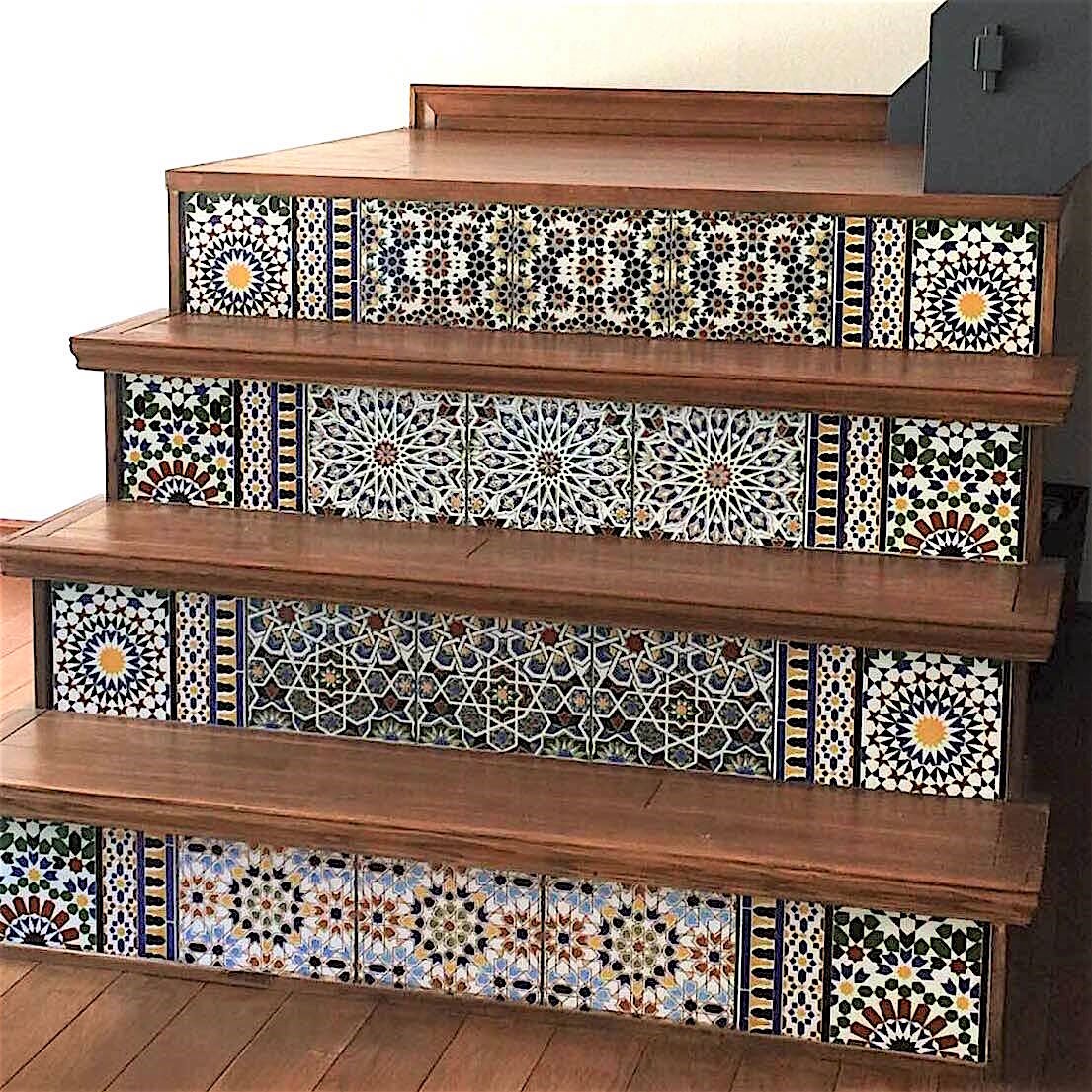 モロッコタイル 階段